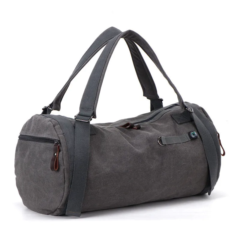 Backpack Fashion  Outdoor Sports  Large Capacity Gym Bag Canvas Traveling Bag Unisex Bucket Bag