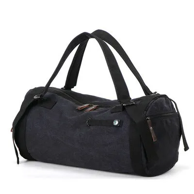 Backpack Fashion  Outdoor Sports  Large Capacity Gym Bag Canvas Traveling Bag Unisex Bucket Bag