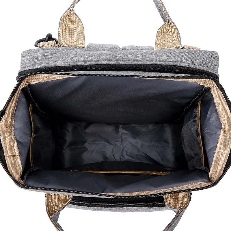 Backpack  Folding Mummy Bag Multi-Purpose Package Feeding Bottle   Diaper