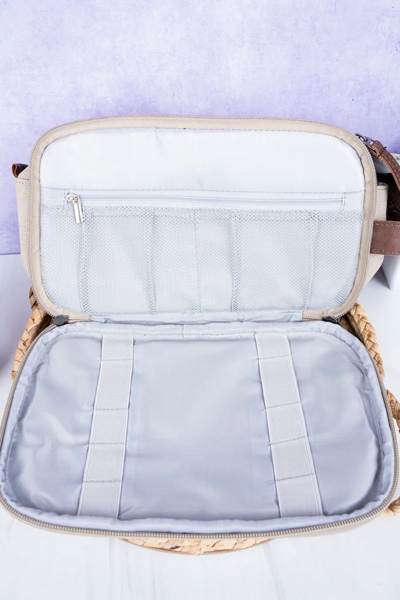 Beige Travel Ready Toiletry Bag