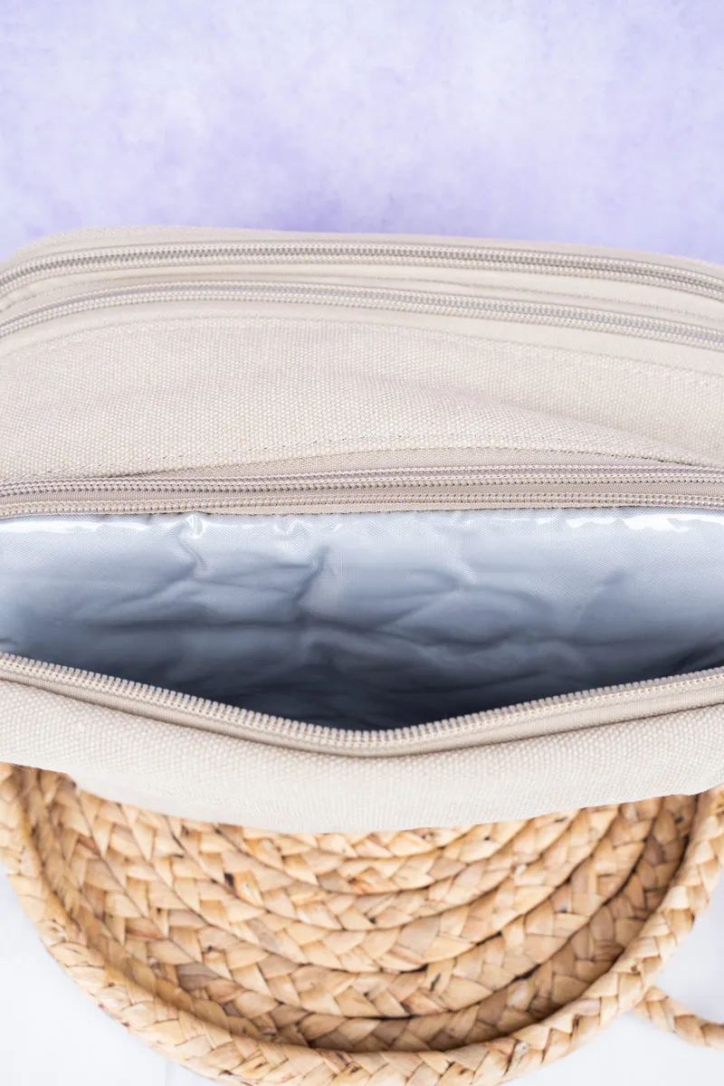 Beige Travel Ready Toiletry Bag
