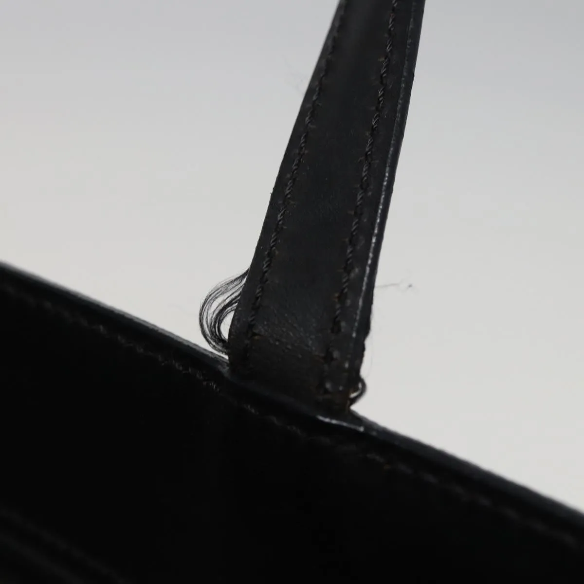 CELINE Macadam Canvas Tote Bag PVC Black Auth 78829