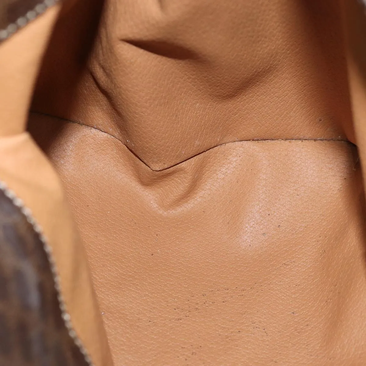 CELINE Macadam Canvas Tote Bag PVC Brown Auth 74225