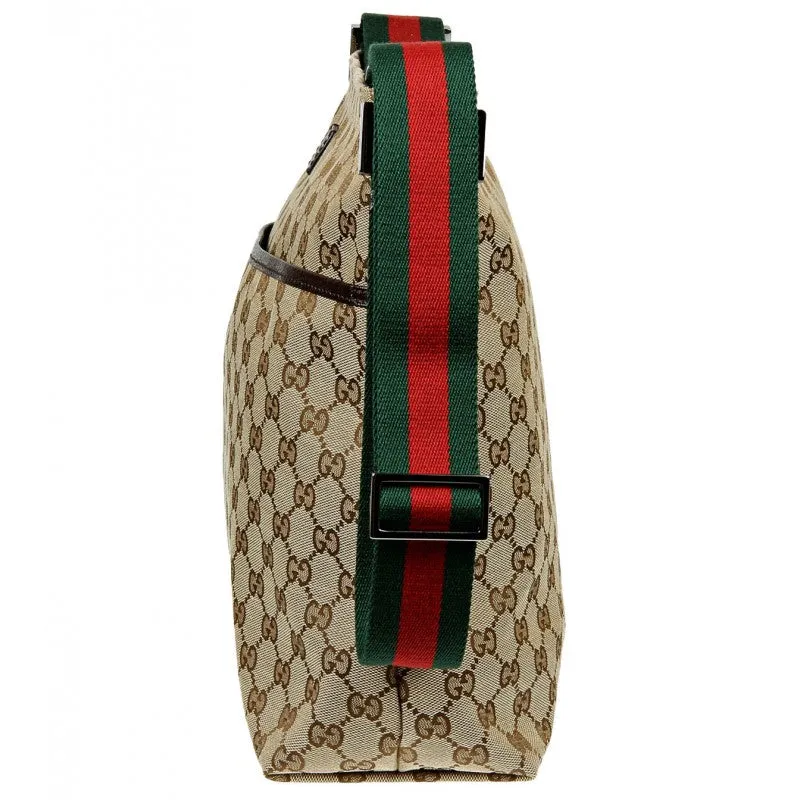 Gucci Beige GG Supreme large messenger bag