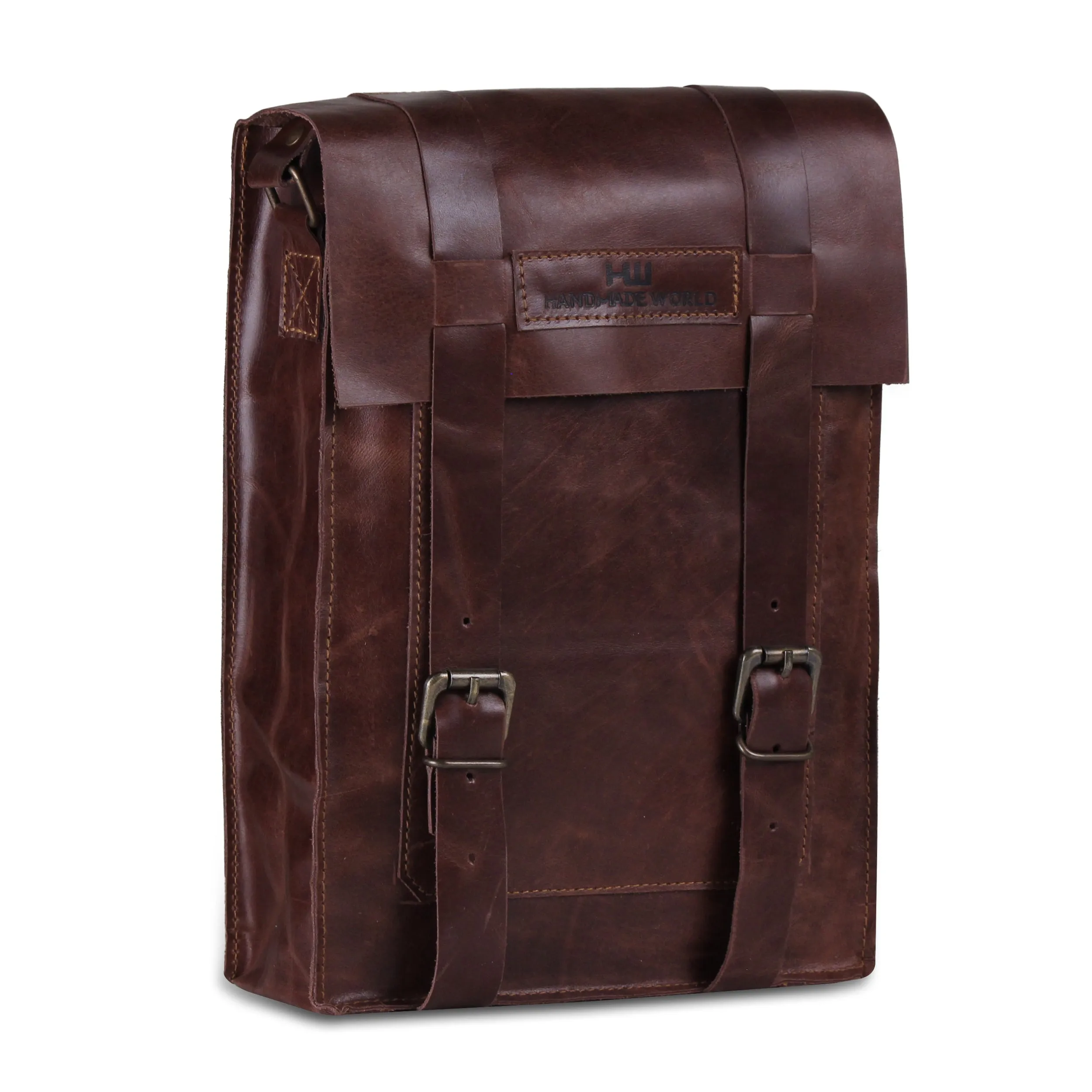 iPad Buffalo Leather Messenger Bag