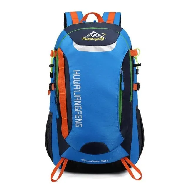 Mountaineer back pack, Fastening Back, Trekking, Climbing, outdoor activities Back Pack