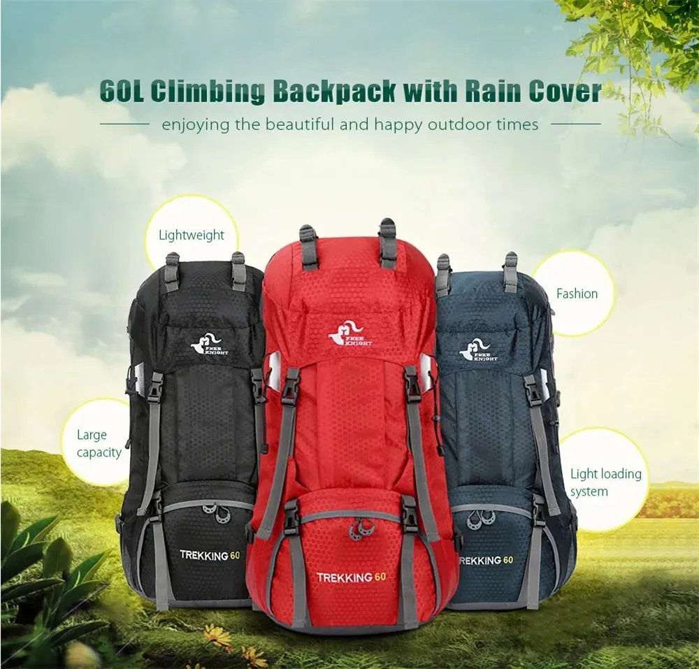Outdoor Camping Backpack with Rain Cover (JUST FOR 49.90$)