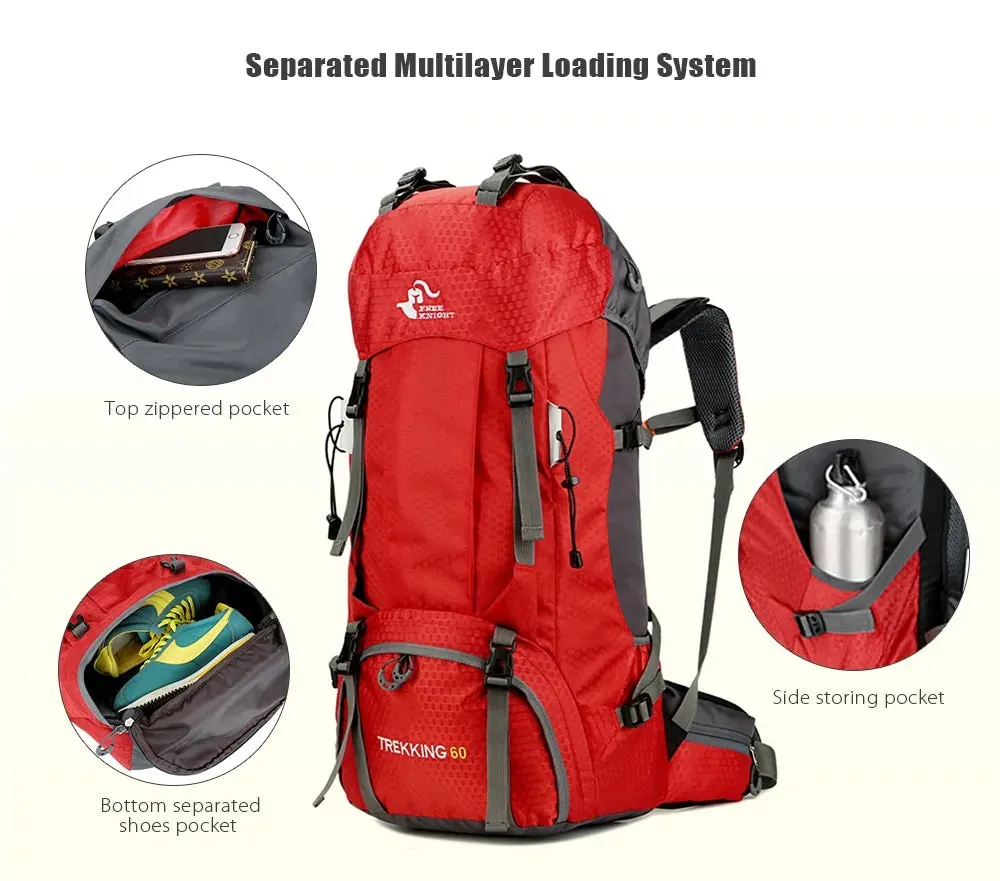 Outdoor Camping Backpack with Rain Cover (JUST FOR 49.90$)