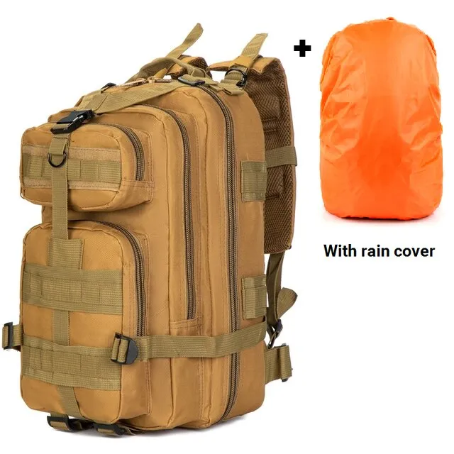 Outdoor Tactical Backpack With Rian Cover