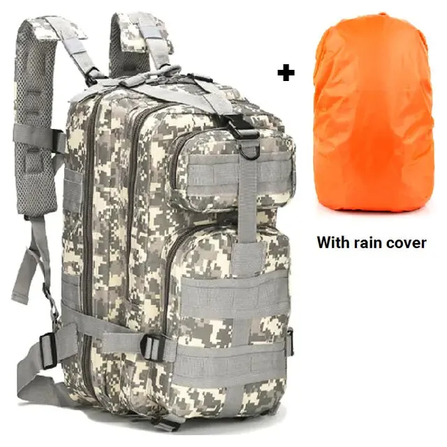 Outdoor Tactical Backpack With Rian Cover