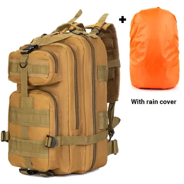 Outdoor Tactical Backpack With Rian Cover