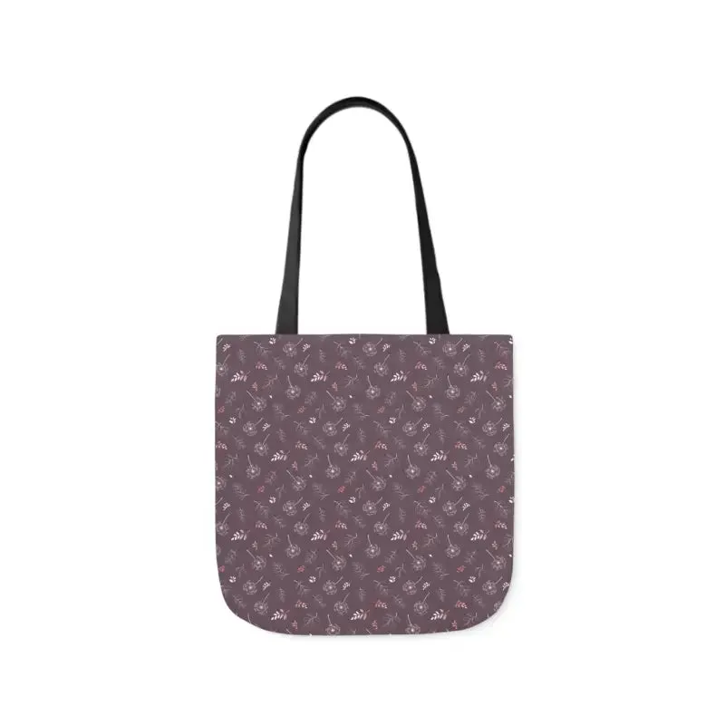 Rocking Mauve Canvas Tote with 5 Color Straps