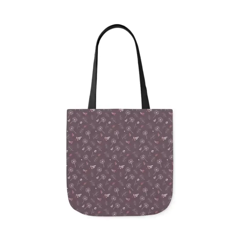 Rocking Mauve Canvas Tote with 5 Color Straps