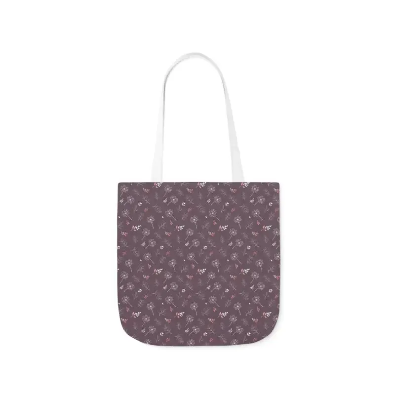 Rocking Mauve Canvas Tote with 5 Color Straps