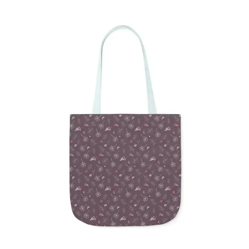 Rocking Mauve Canvas Tote with 5 Color Straps