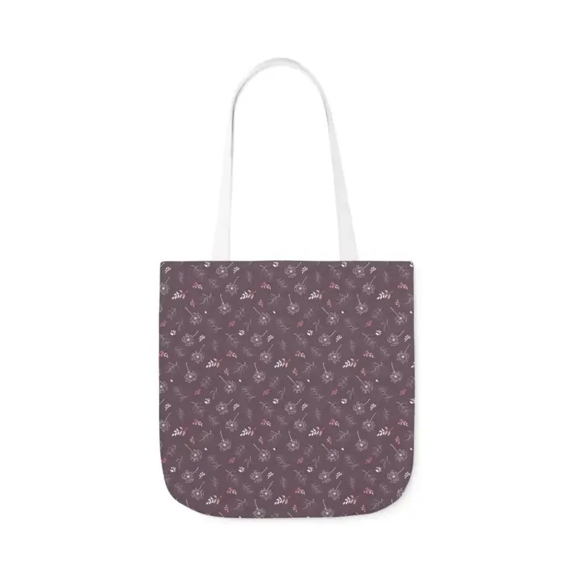 Rocking Mauve Canvas Tote with 5 Color Straps