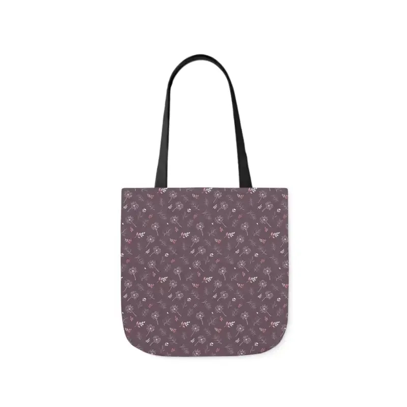 Rocking Mauve Canvas Tote with 5 Color Straps