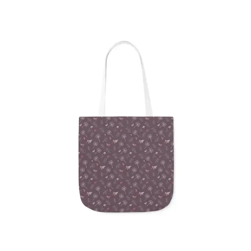 Rocking Mauve Canvas Tote with 5 Color Straps