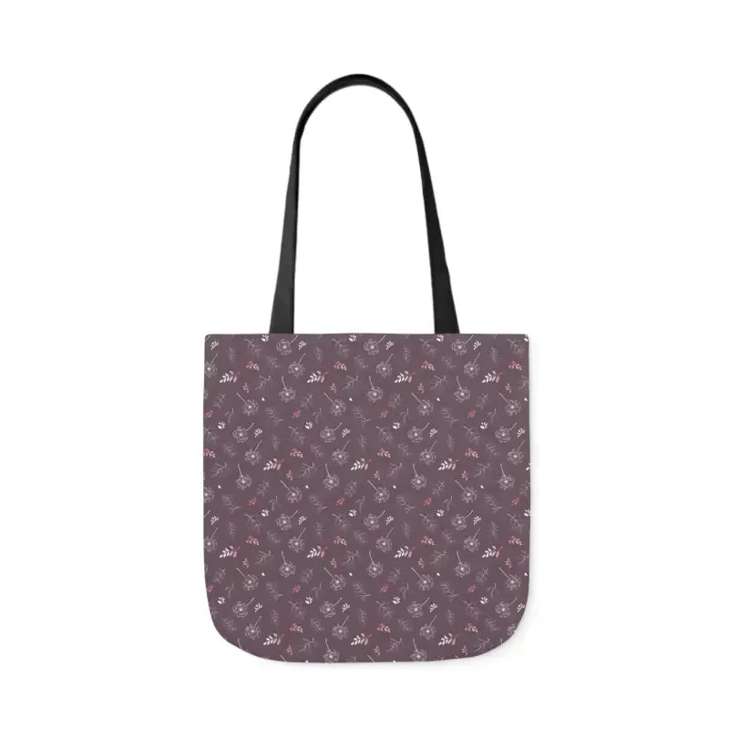 Rocking Mauve Canvas Tote with 5 Color Straps