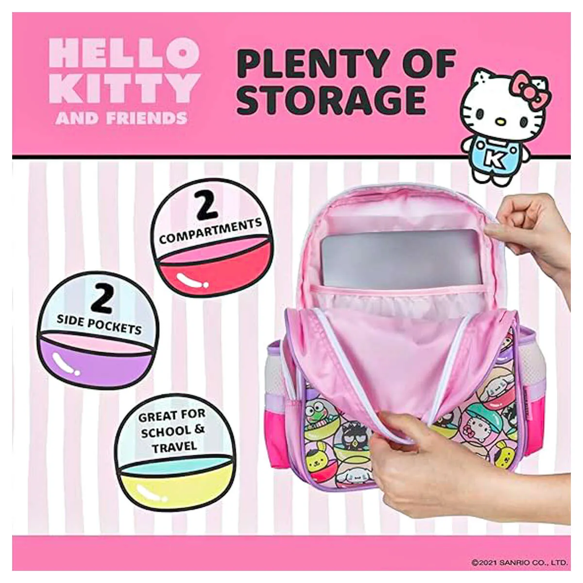 Sanrio Hello Kitty and Friends School Backpack
