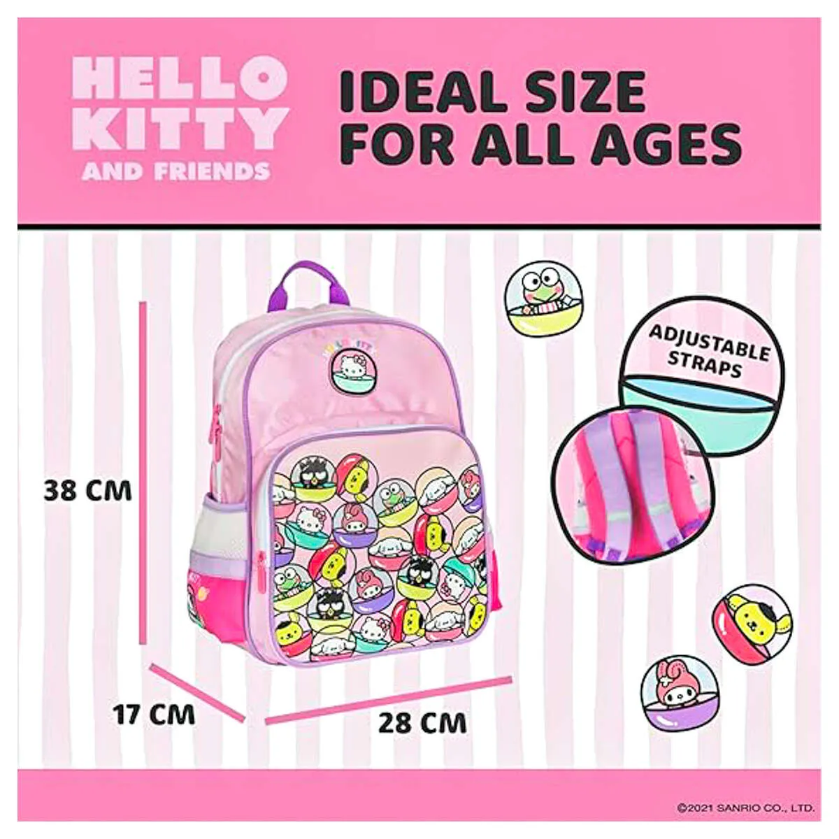 Sanrio Hello Kitty and Friends School Backpack