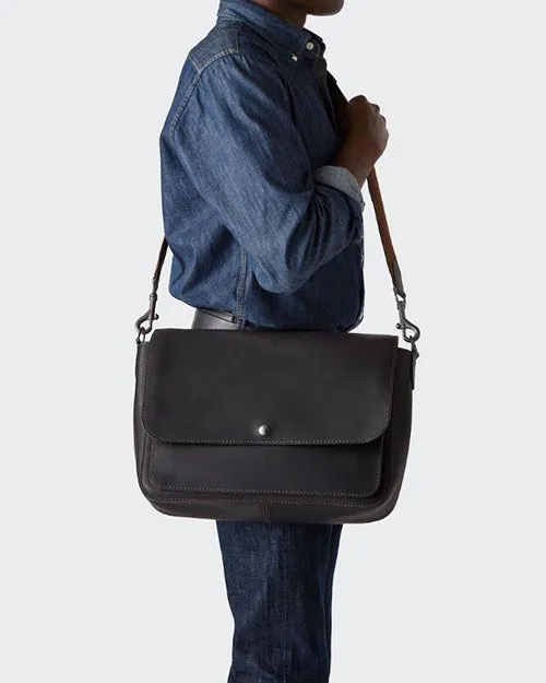 SHINOLA | Canfield Relaxed Messenger Bag | Black