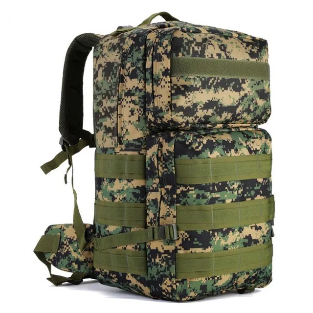 Sidiou Group Nylon Outdoor  Military Tactical Bags Backpack Army Waterproof Large Size Bag  Backpack