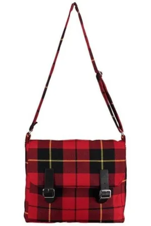 Tartan Messenger Bag