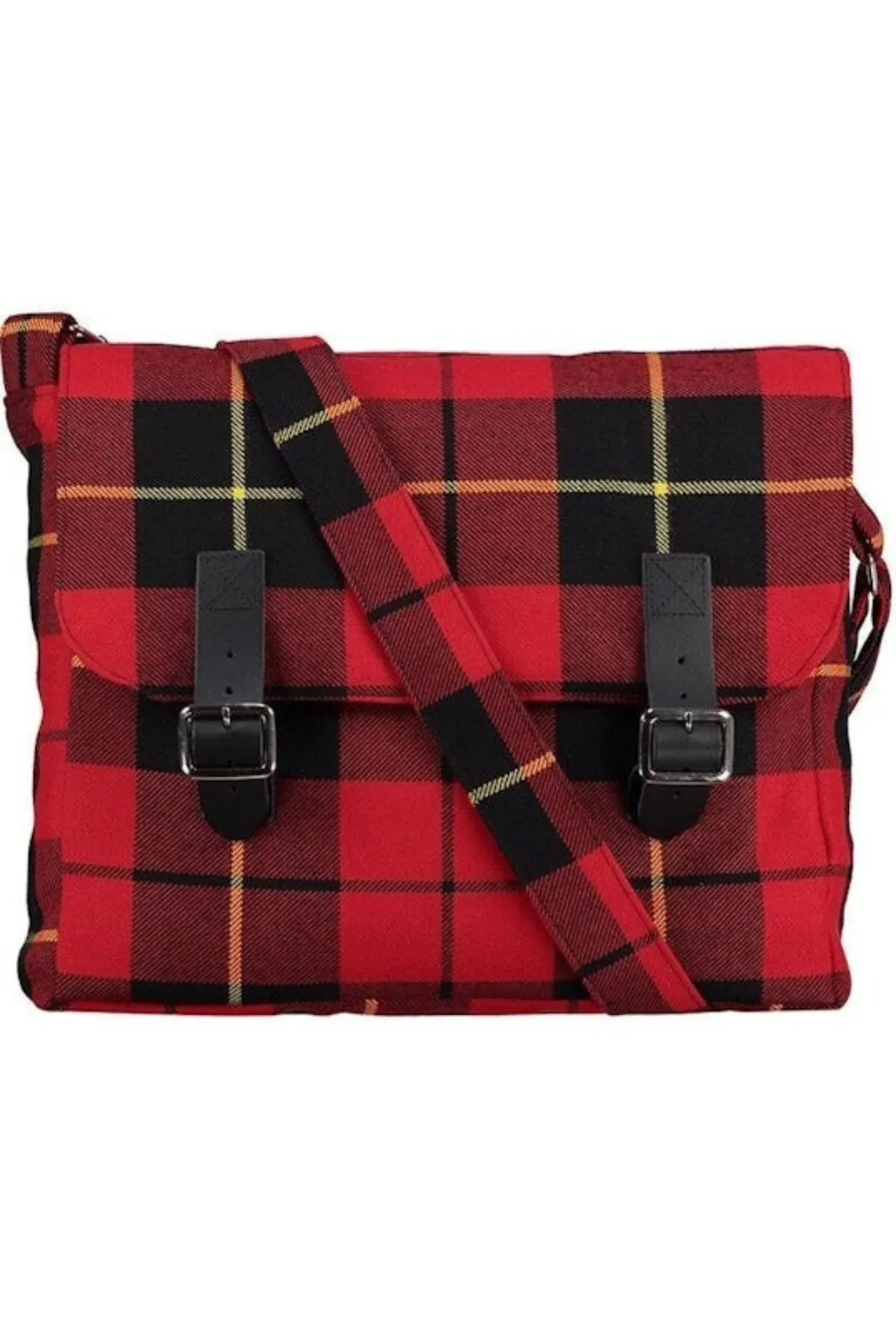 Tartan Messenger Bag