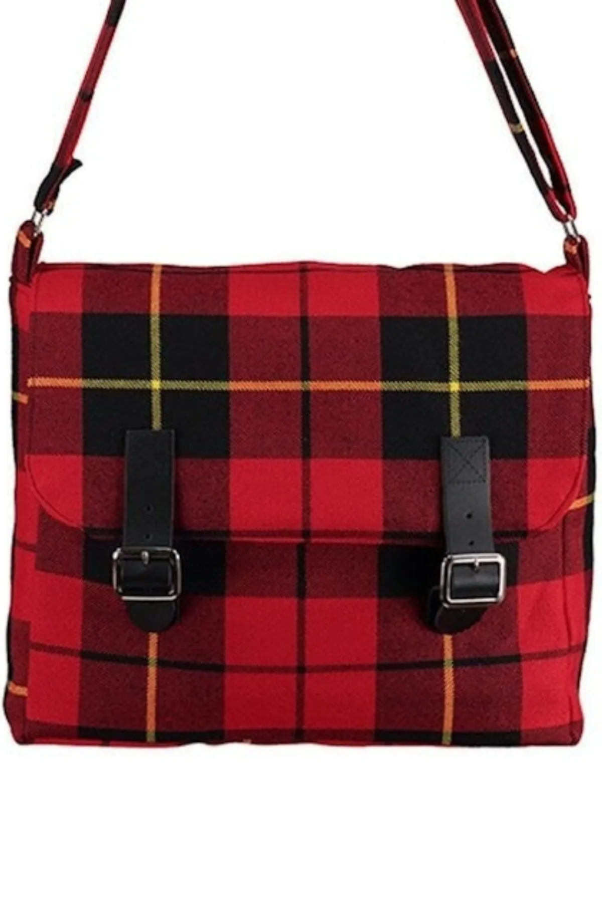 Tartan Messenger Bag