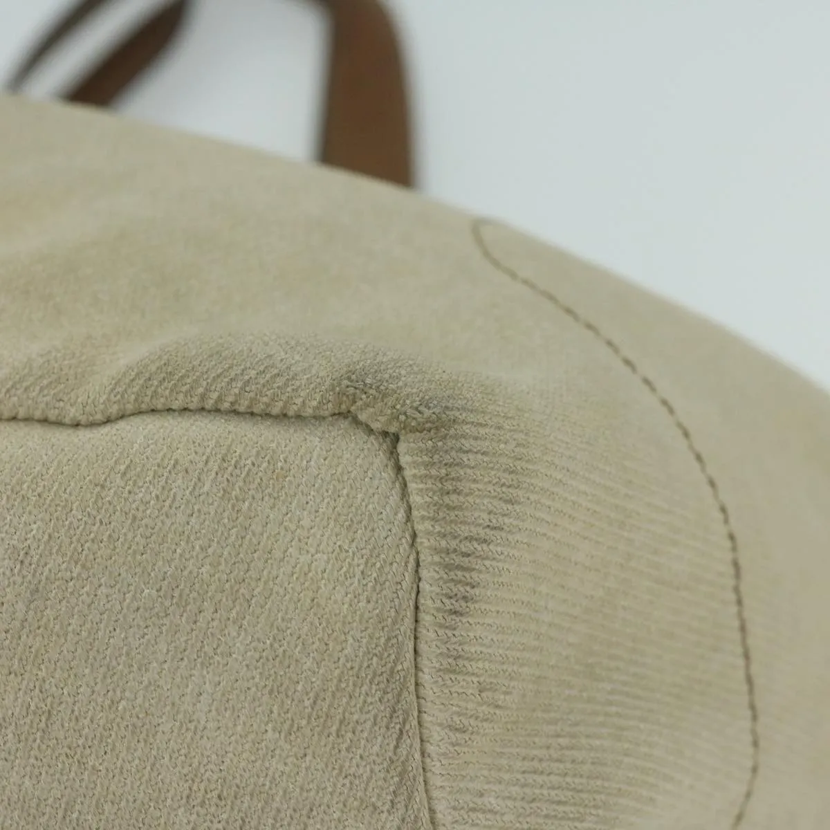 Trendy Inspired Burberry Blue Label Tote Bag Canvas Beige Auth Ti1476