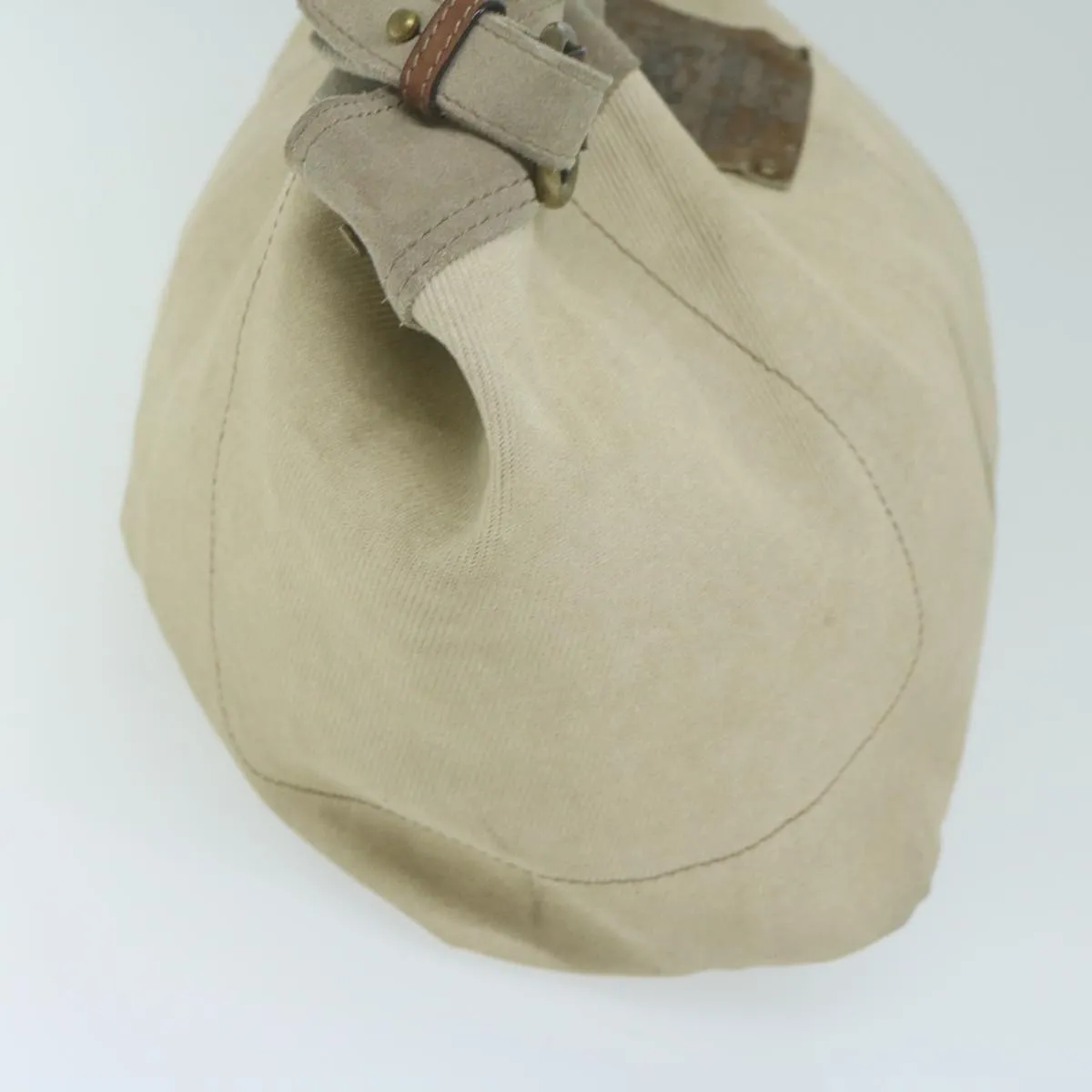 Trendy Inspired Burberry Blue Label Tote Bag Canvas Beige Auth Ti1476