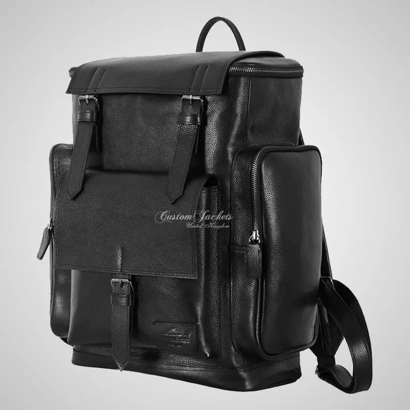 Unisex Leather Backpack Rucksack Casual Style College Travel Bag
