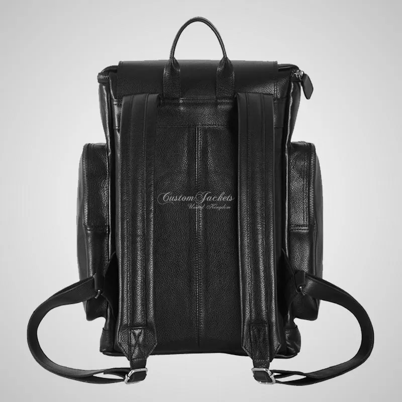 Unisex Leather Backpack Rucksack Casual Style College Travel Bag